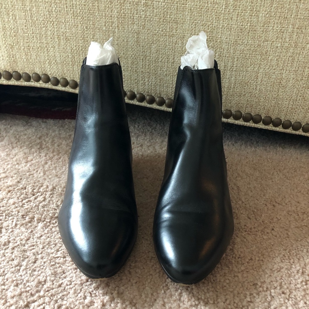 J.Crew Leather Ankle Booties size 9.5